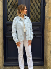 Charger l'image dans la galerie, Veste denim bleu clair Juliette