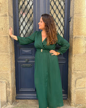 Charger l'image dans la galerie, Robe Margot verte sapin
