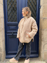 Charger l'image dans la galerie, Manteau réversible beige Almé