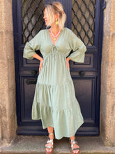 Charger l'image dans la galerie, Robe Sandra vert d'eau