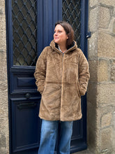 Charger l'image dans la galerie, Parka reversible longue noir