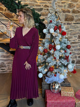 Charger l'image dans la galerie, Robe Asmé bordeaux