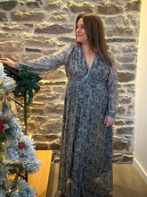 Charger l'image dans la galerie, Robe longue Eve argentée