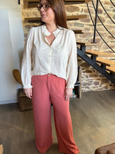 Charger l'image dans la galerie, Pantalon fluide vieux rose Nora