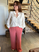 Charger l'image dans la galerie, Pantalon fluide vieux rose Nora