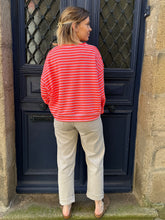 Charger l'image dans la galerie, Sweat rayé orange Mady
