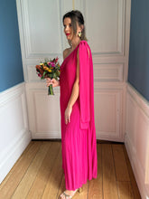 Charger l'image dans la galerie, Robe Ophelie fuchsia