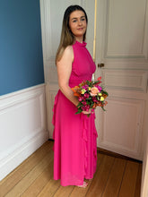 Charger l'image dans la galerie, Robe Laetitia Fuchsia