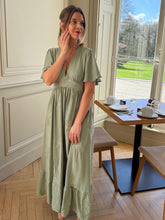 Charger l'image dans la galerie, Robe vert d'eau Robine