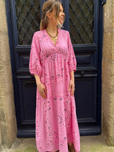 Charger l'image dans la galerie, Robe Bertille rose