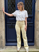 Charger l'image dans la galerie, Jean flare jaune Loly