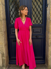 Charger l'image dans la galerie, Robe dos nu Fuchsia Scott