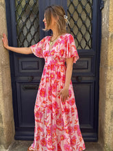 Charger l'image dans la galerie, Robe longue motif floral Milo