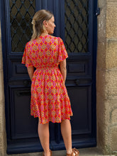 Charger l'image dans la galerie, Robe courte motif retro Luke
