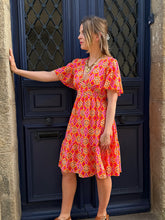 Charger l'image dans la galerie, Robe courte motif retro Luke