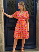 Charger l'image dans la galerie, Robe courte motif retro Luke