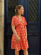 Charger l'image dans la galerie, Robe courte motif retro Luke