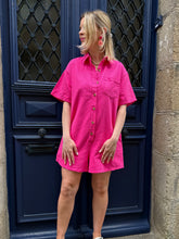 Charger l'image dans la galerie, Combi short fuchsia