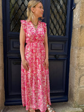 Charger l'image dans la galerie, Robe longue rose Zazie