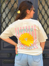 Charger l'image dans la galerie, Tshirt manches courtes blanc l'amour à la plage