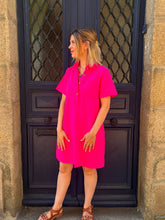 Charger l'image dans la galerie, Robe courte fuchsia Taylor