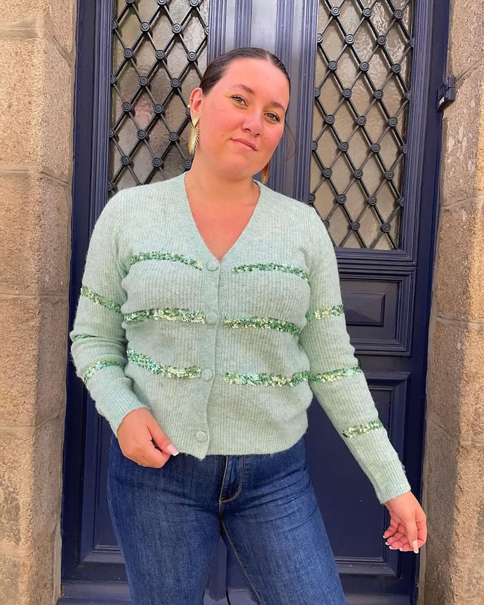 Gilet vert Rachel