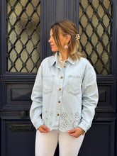 Charger l'image dans la galerie, Veste denim bleu clair Juliette
