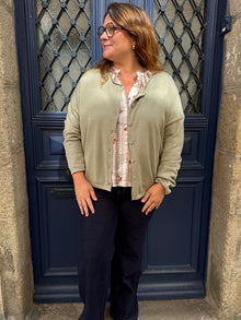 Blouse fleurie et rayée curvy Vick