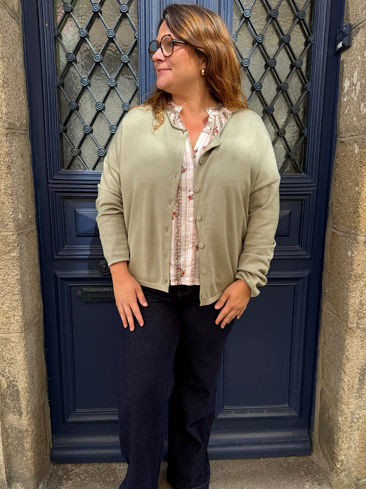 Blouse fleurie et rayée curvy Vick