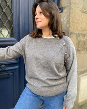Charger l&#39;image dans la galerie, Pull gris Maelle
