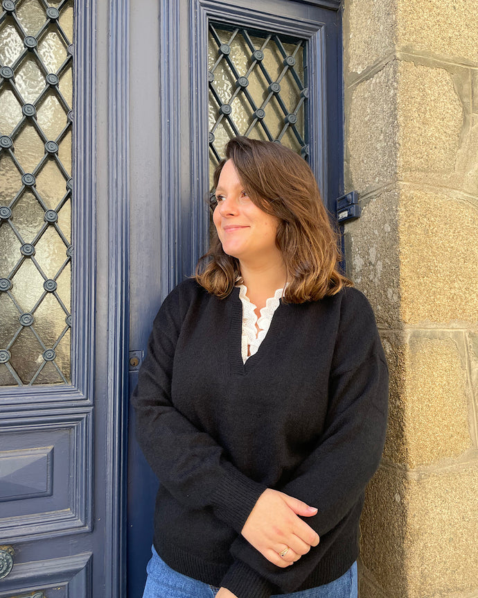 Pull noir Alizée