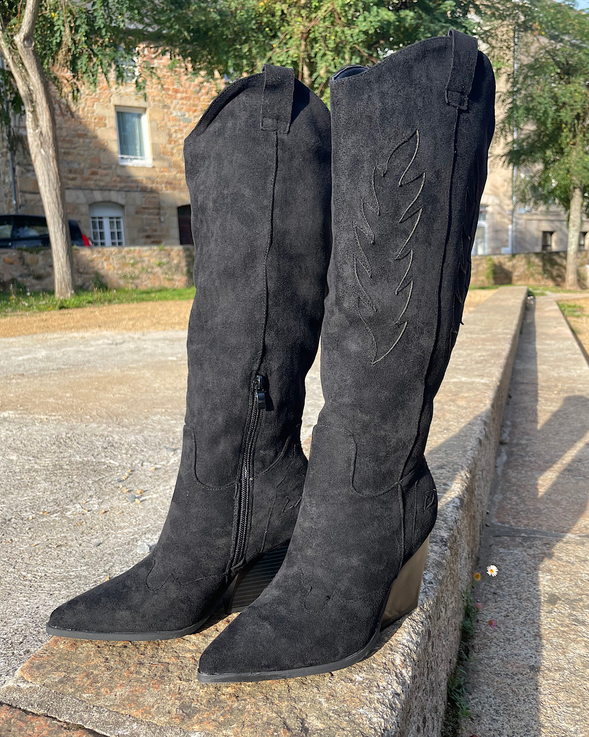 Santiags Ali noires