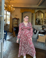 Charger l&#39;image dans la galerie, Robe bordeaux Margot
