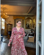 Charger l&#39;image dans la galerie, Robe bordeaux Margot
