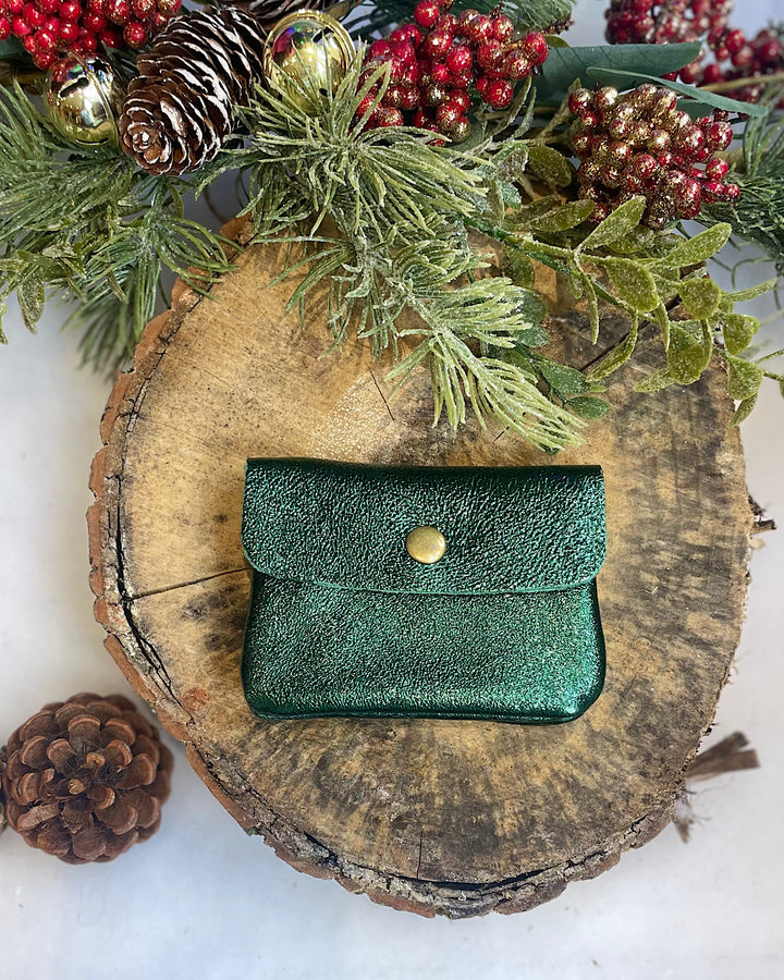 Porte monnaie Anouchka vert sapin
