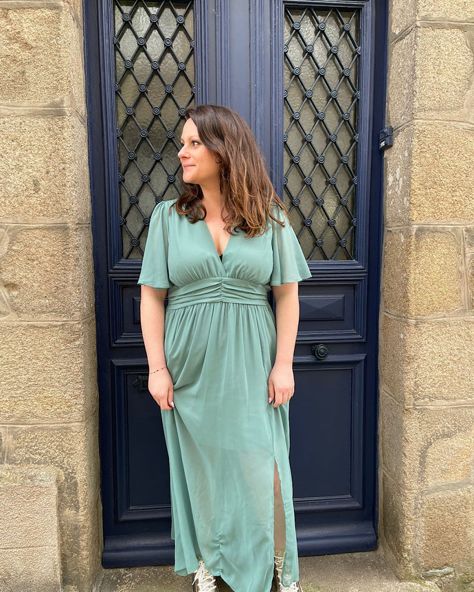 Robe Maé vert d'eau