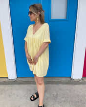 Charger l&#39;image dans la galerie, robe short Idris Jaune
