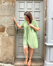 Charger l&#39;image dans la galerie, Robe short Faustine Kaki
