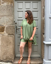 Charger l&#39;image dans la galerie, Robe short Faustine Kaki
