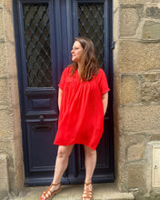 Charger l&#39;image dans la galerie, Robe short Faustine Orange
