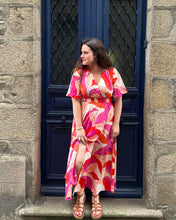 Charger l&#39;image dans la galerie, Robe longue Alizea fuschia
