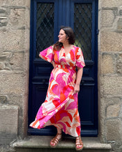 Charger l&#39;image dans la galerie, Robe longue Alizea fuschia
