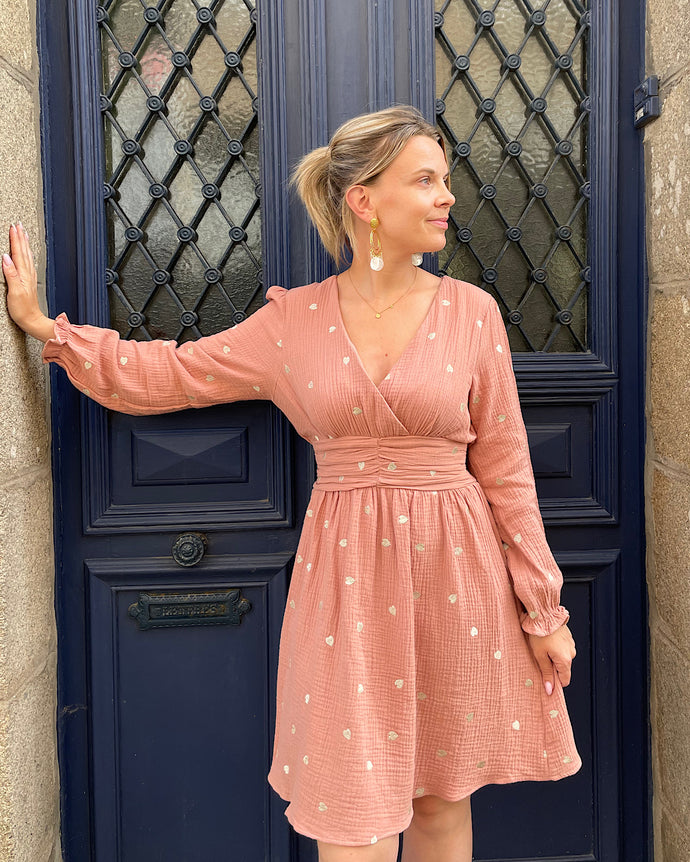 Robe Armelle rose