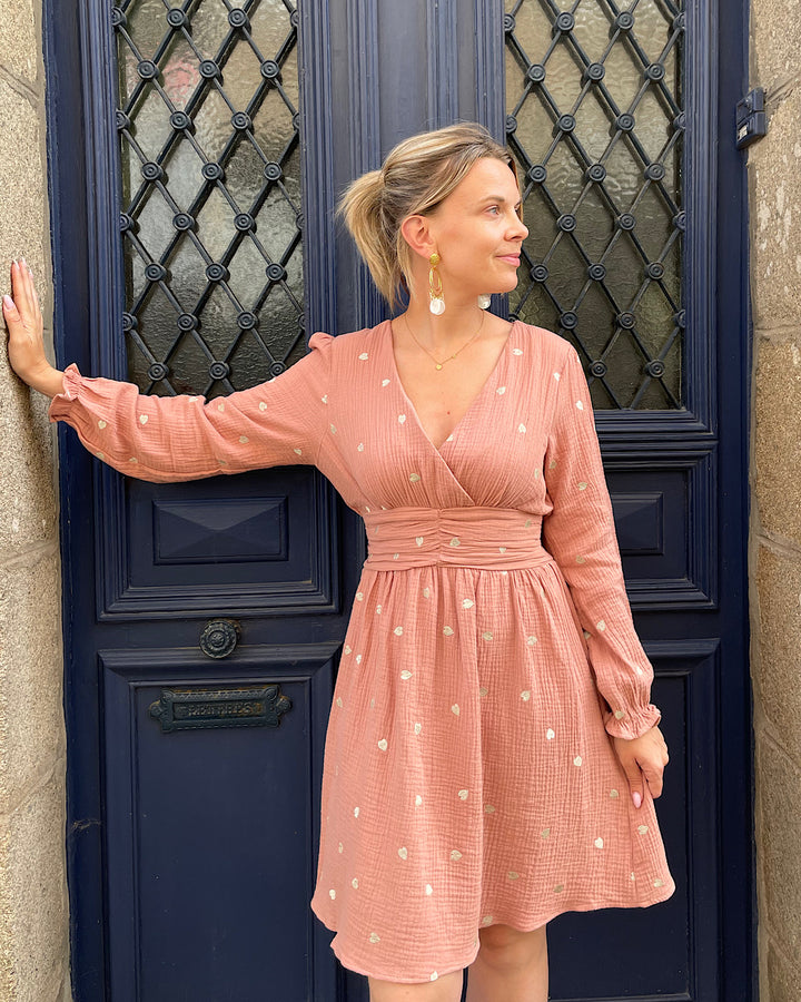 Robe Armelle rose
