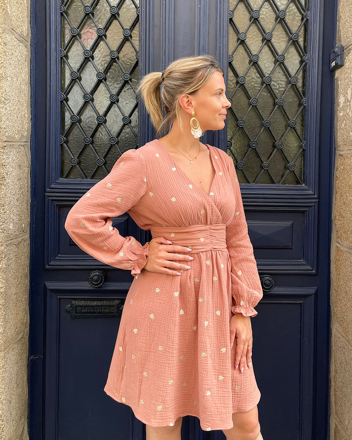Robe Armelle rose