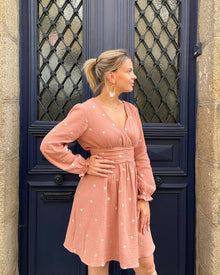 Robe Armelle rose
