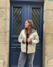 Imperméable court Kaki doré