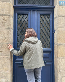 Imperméable court Kaki doré
