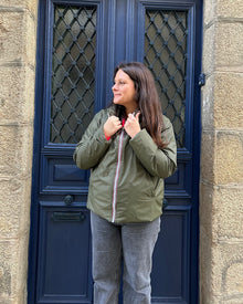 Impermeable court reversible Kaki FS