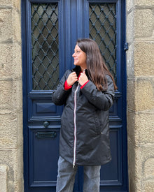 Impermeable long réversible noir FS